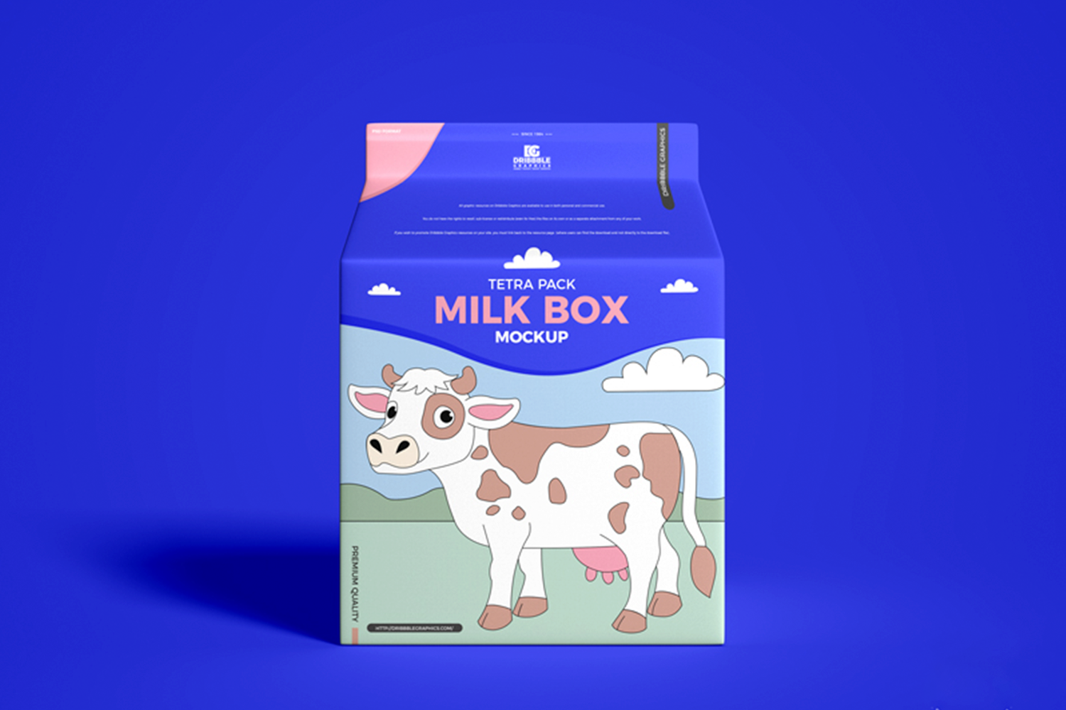 671 可商用利乐包装牛奶盒包装样机