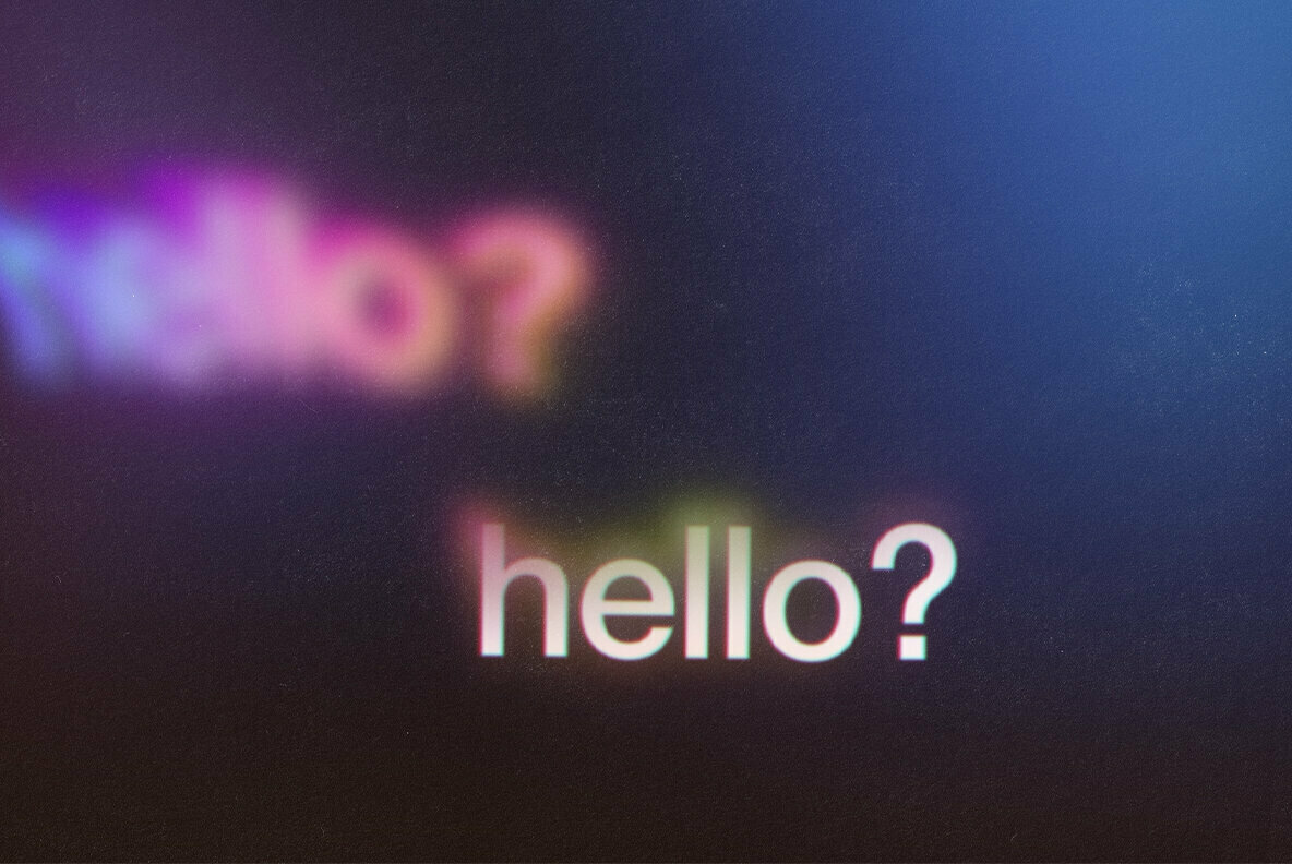 1086 彩虹荧光模糊酸性文字PSD样机样式模板Ghosted-Dreamy-Text-Effect