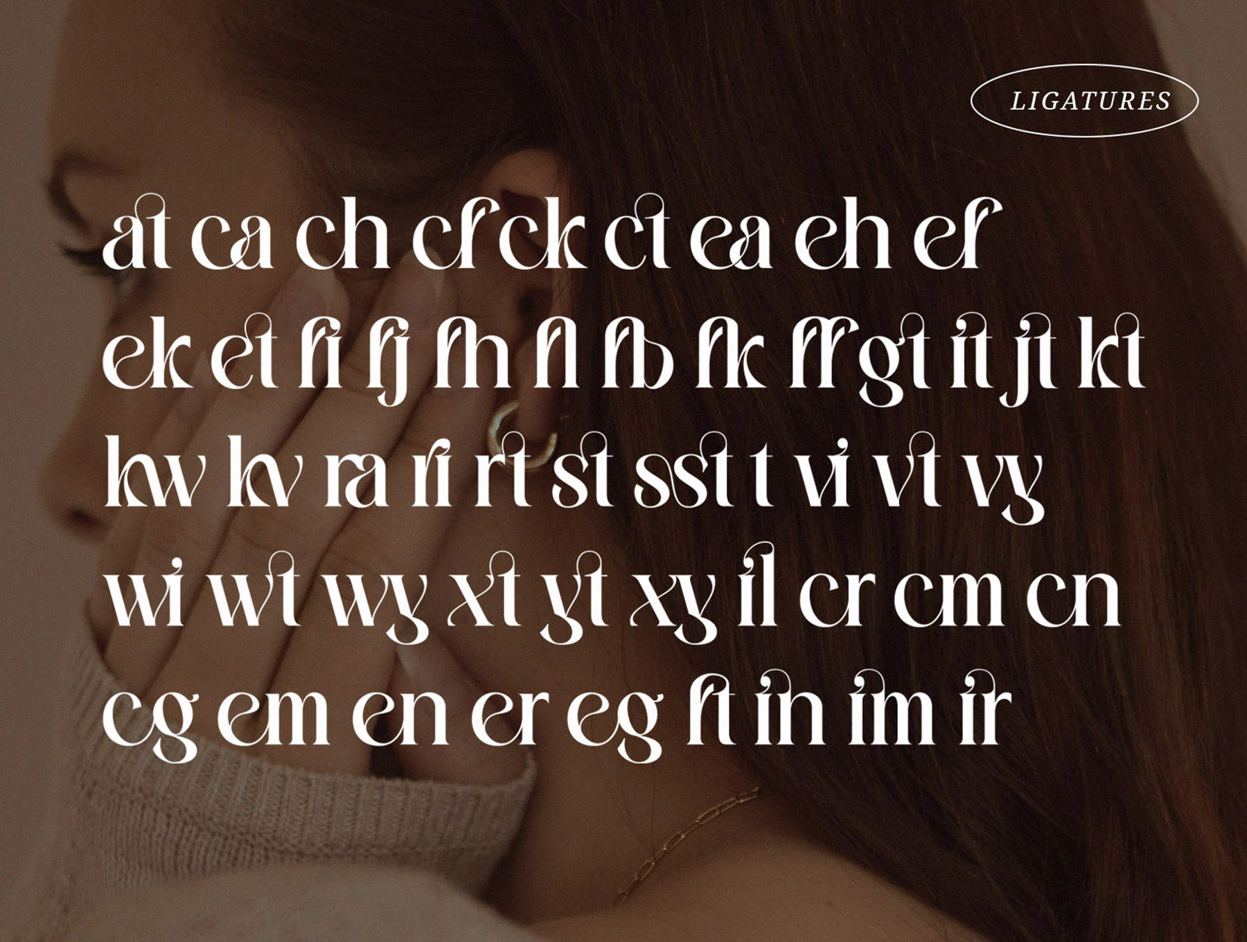 1155 复古英文装饰艺术字体 Wilkista – Stylish Ligature Typeface