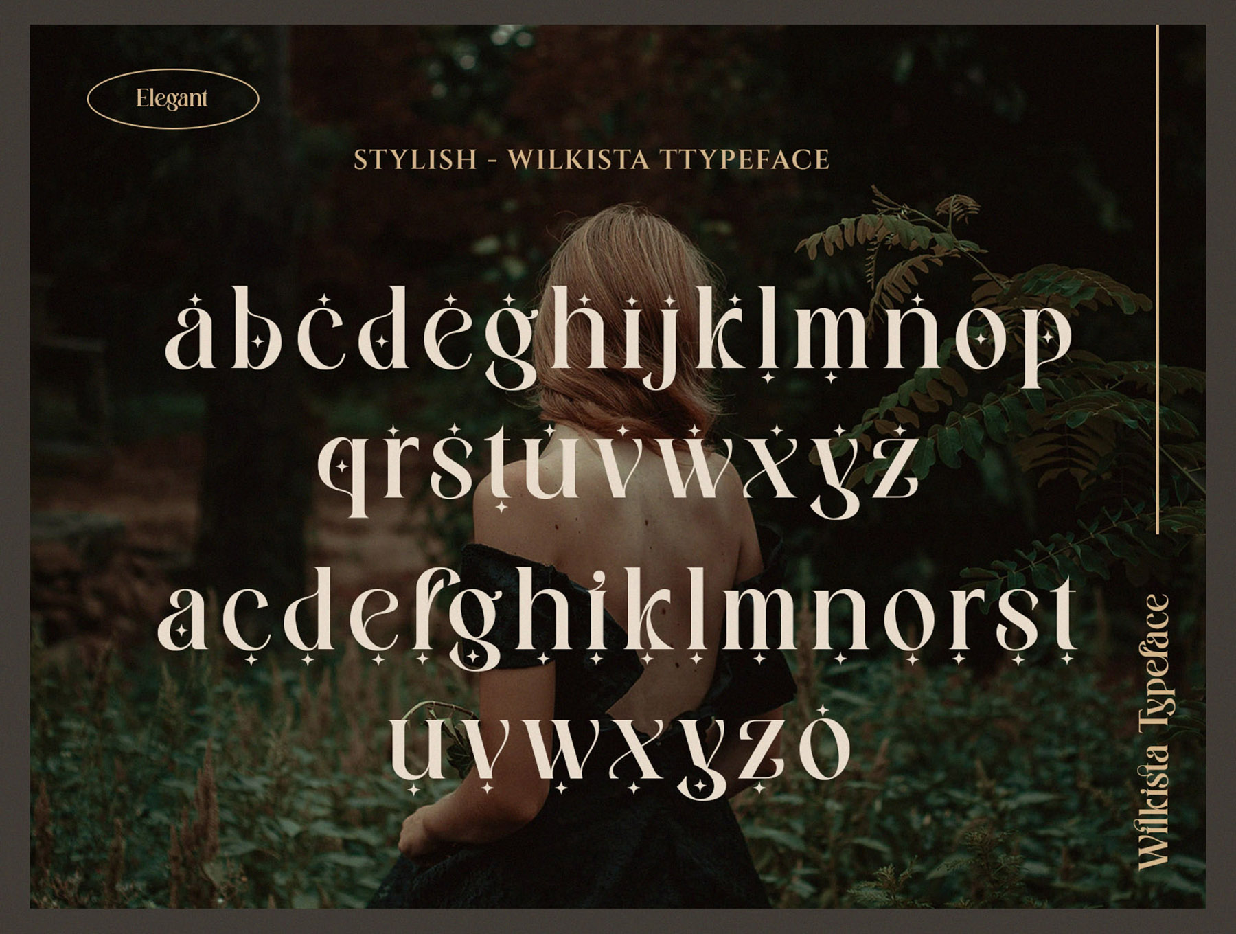 1155 复古英文装饰艺术字体 Wilkista – Stylish Ligature Typeface