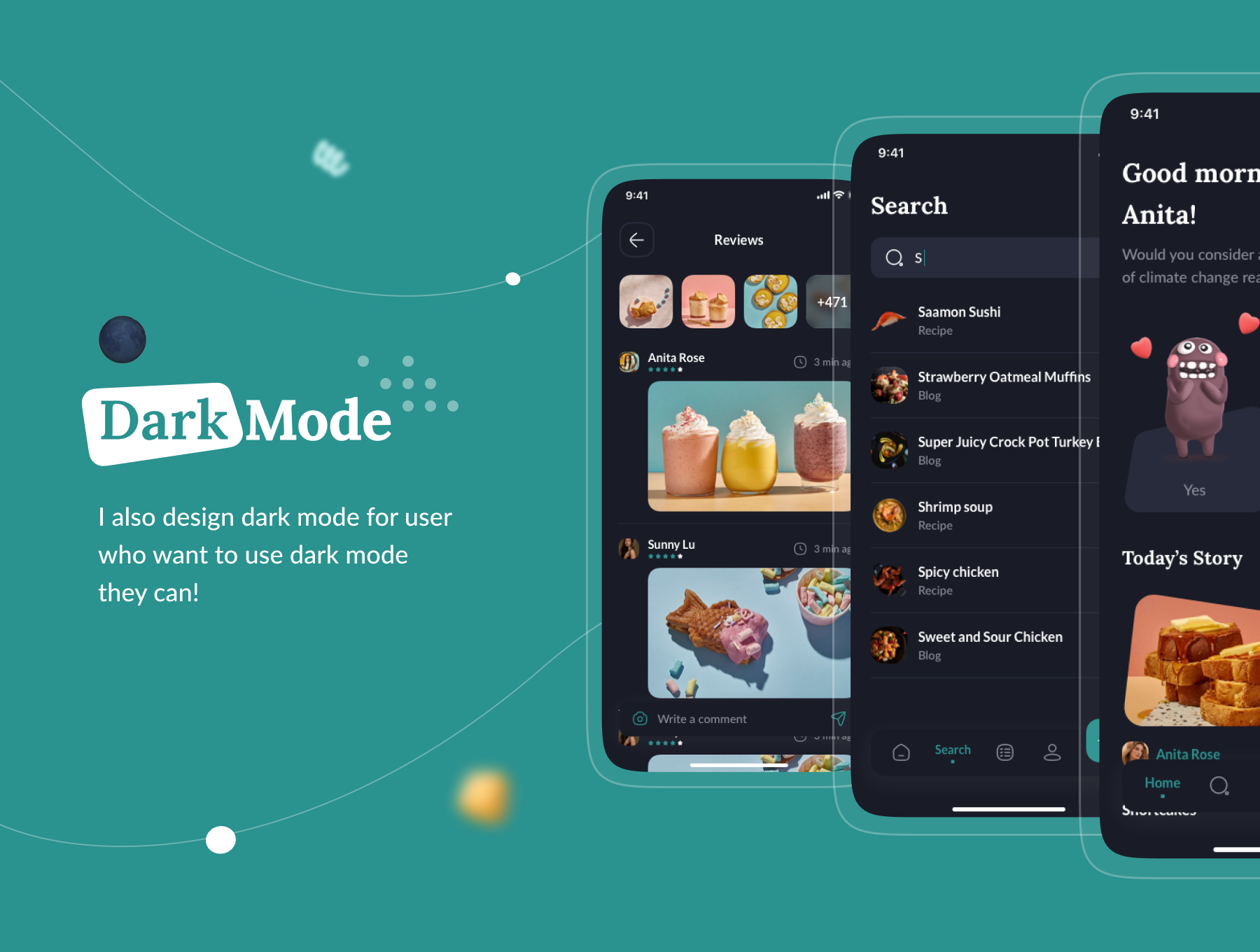 1169 美食食谱烹饪知识分享平台app界面ui设计sketch模板 Kifota – Recipes & Cooking UI Kit