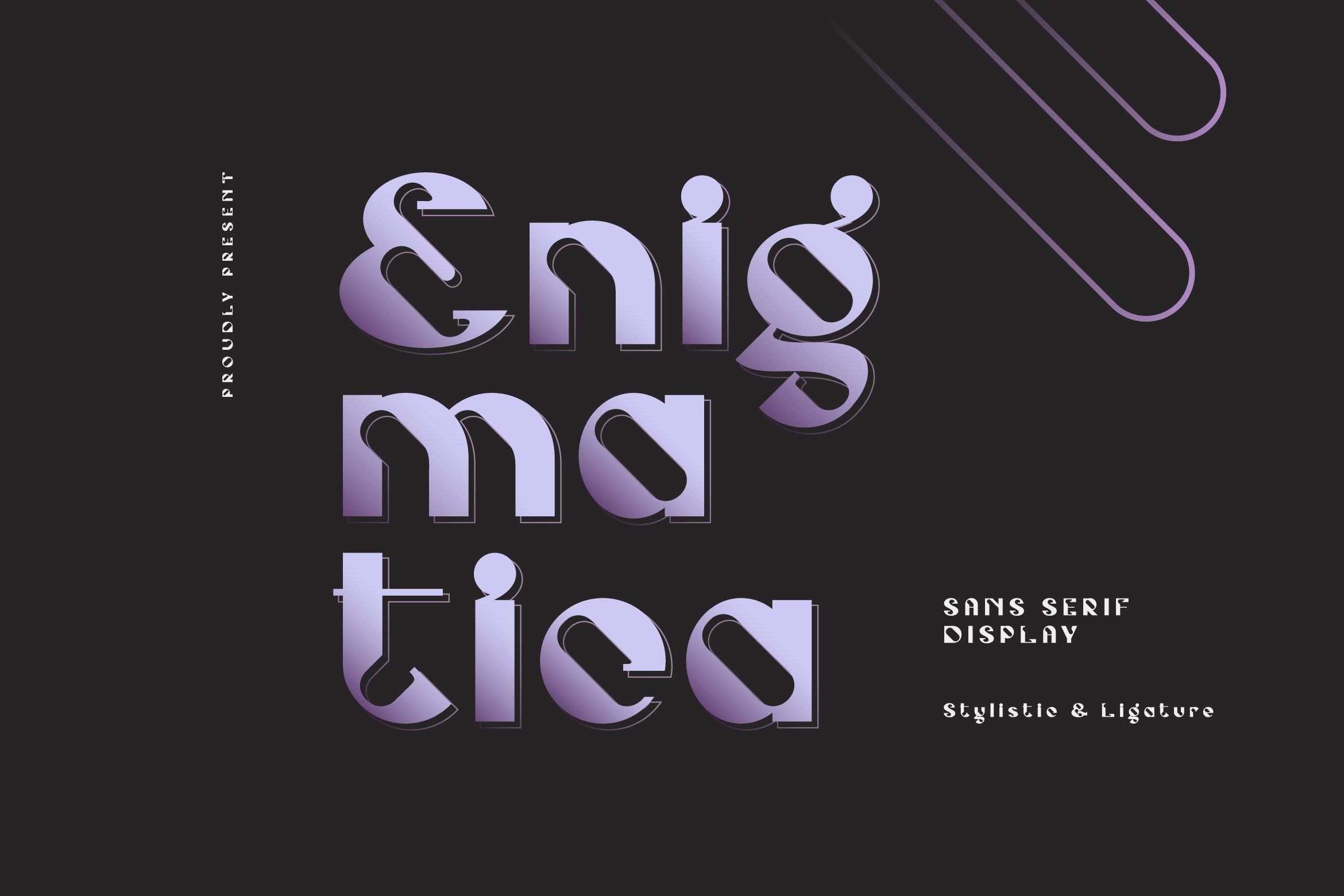 1215 未来科幻科技英文字体 enigmatica typeface