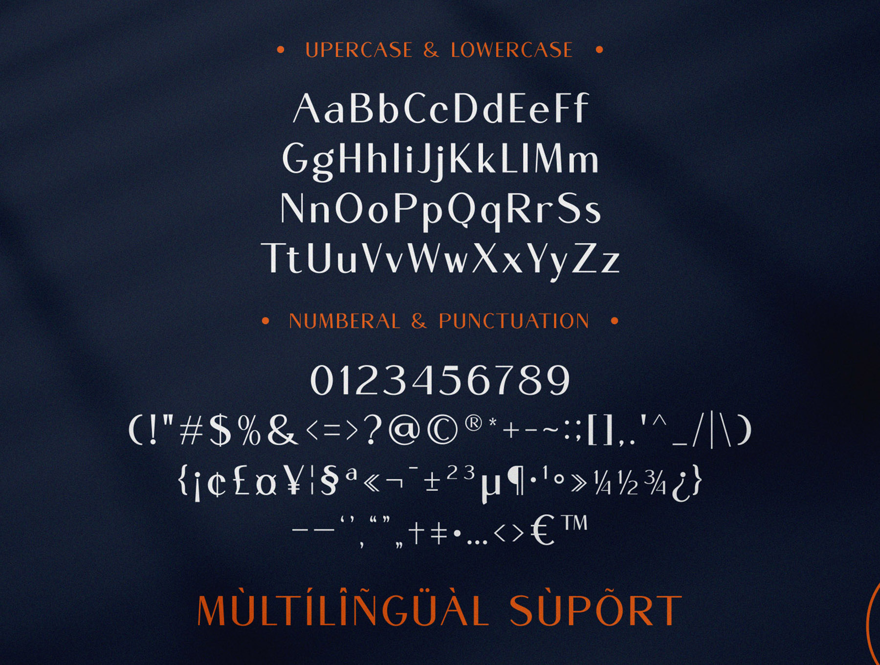 1276 优雅高级无衬线英文字体Mogen_a new sans serif typeface