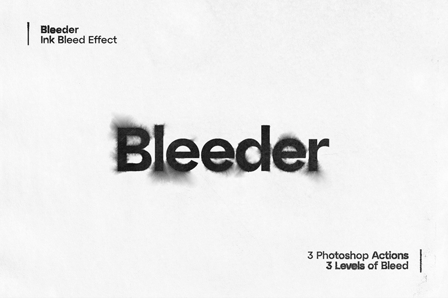 1098 墨迹印迹文字模糊酸性PSD样式模板Studio 2 am – Bleeder