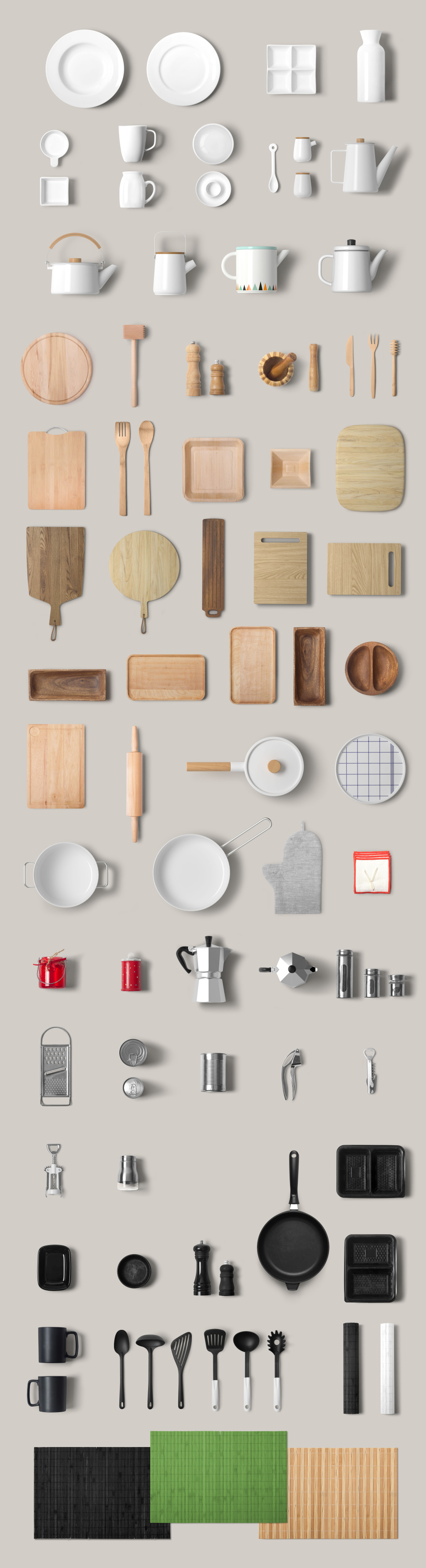 43 餐饮品牌VI设计场景模型高品质餐具分享