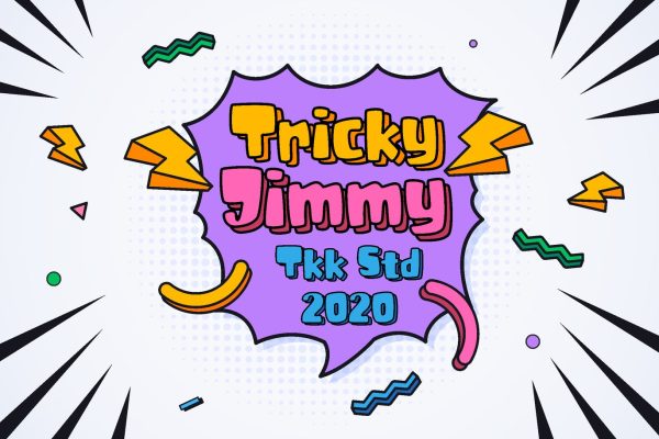 39 时尚清新儿童可爱卡通广告英文字体tricky-jimmy-KTA3AUQ
