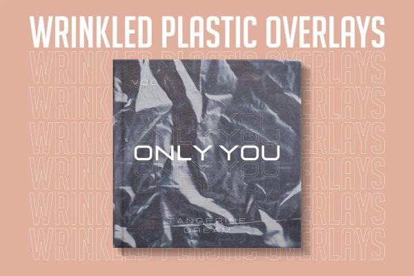 40 皱纹塑料包装膜照片叠层素材 Wrinkled Plastic Overlays