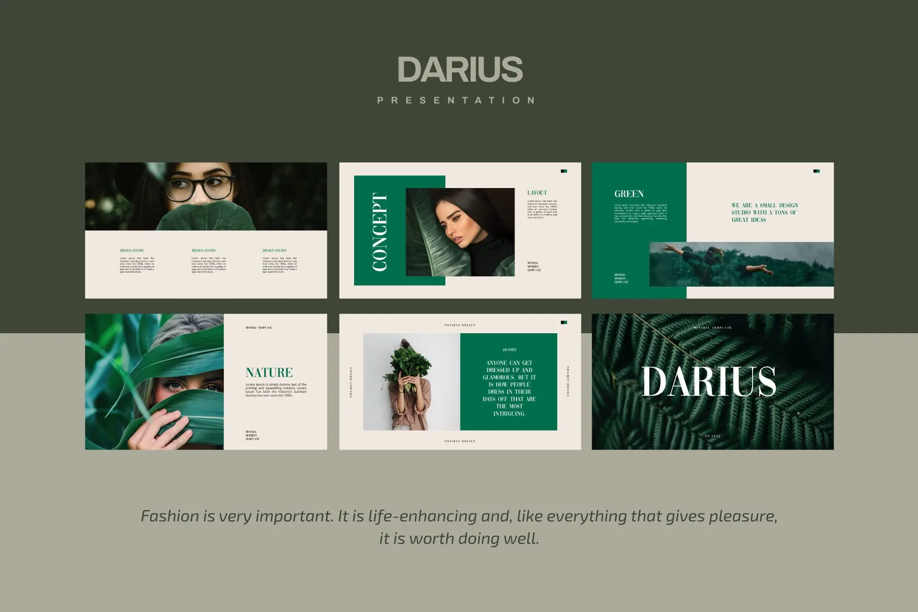 68 摄影工作室PowerPoint演示文稿模板 Darius Powerpoint Template