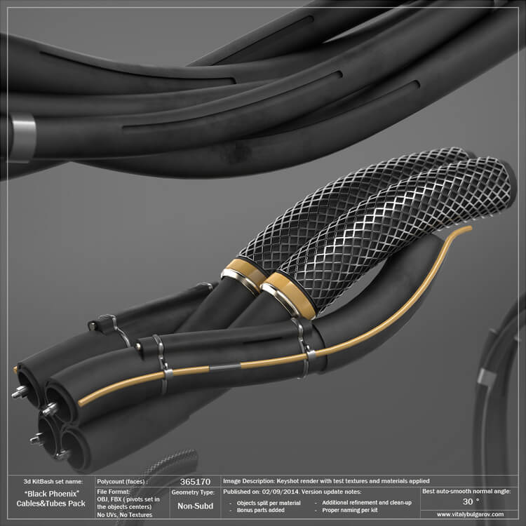 92 国外3D KitBash库全套模型工业零部件模型零件C4D模型