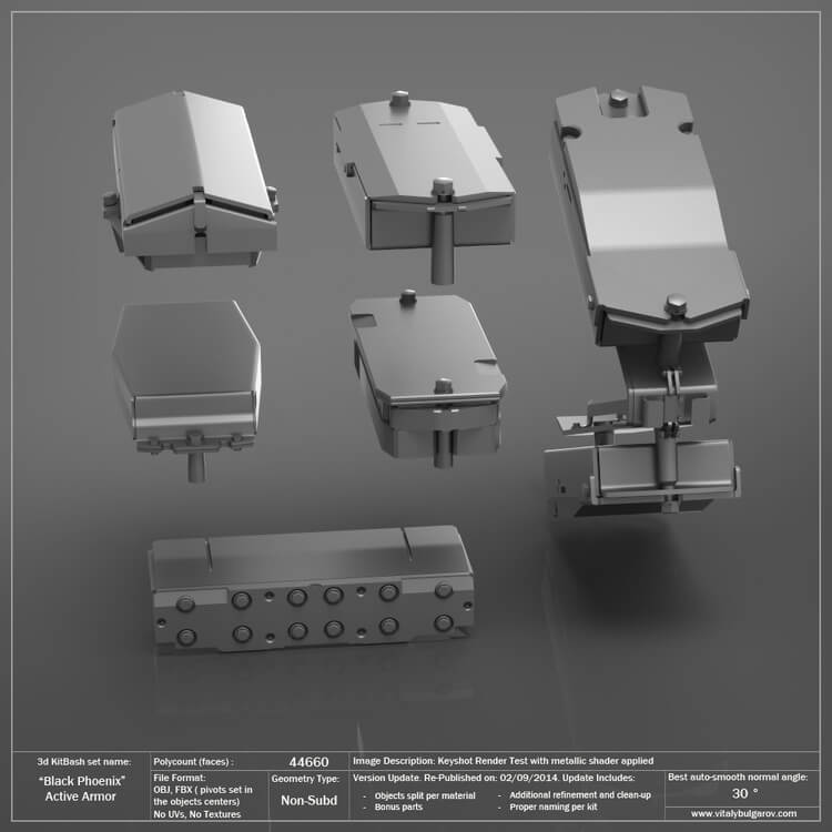 92 国外3D KitBash库全套模型工业零部件模型零件C4D模型