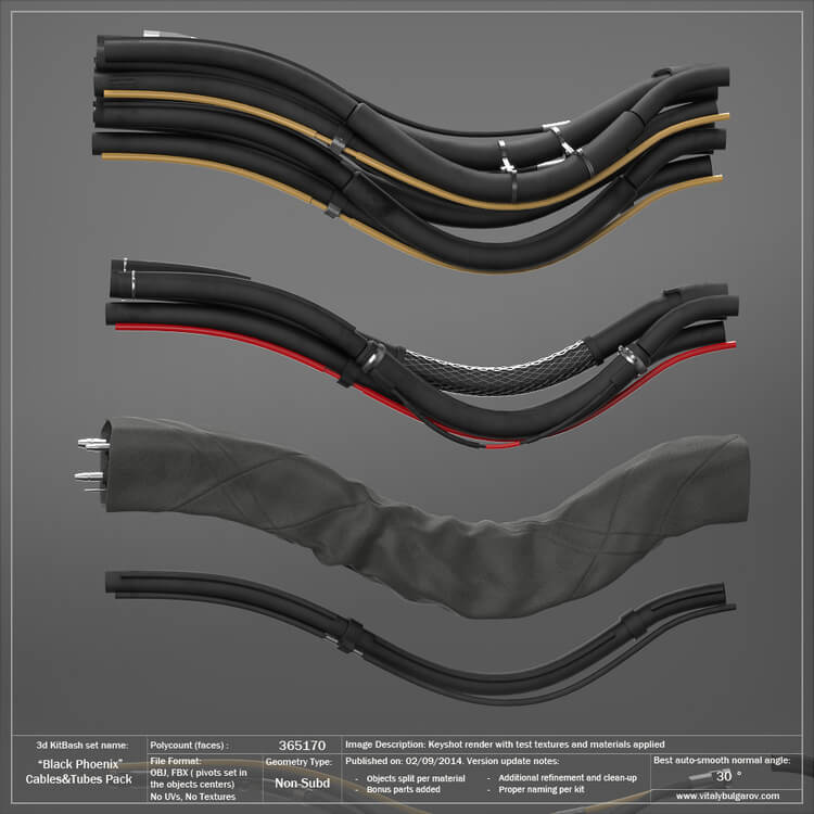 92 国外3D KitBash库全套模型工业零部件模型零件C4D模型