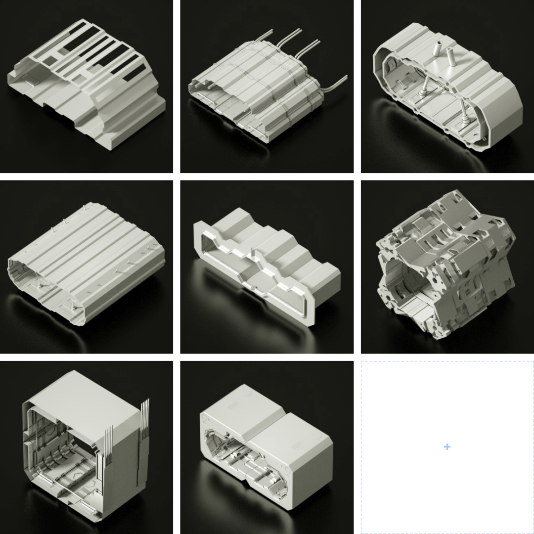 94 281款未来科技科幻C4D模型素材