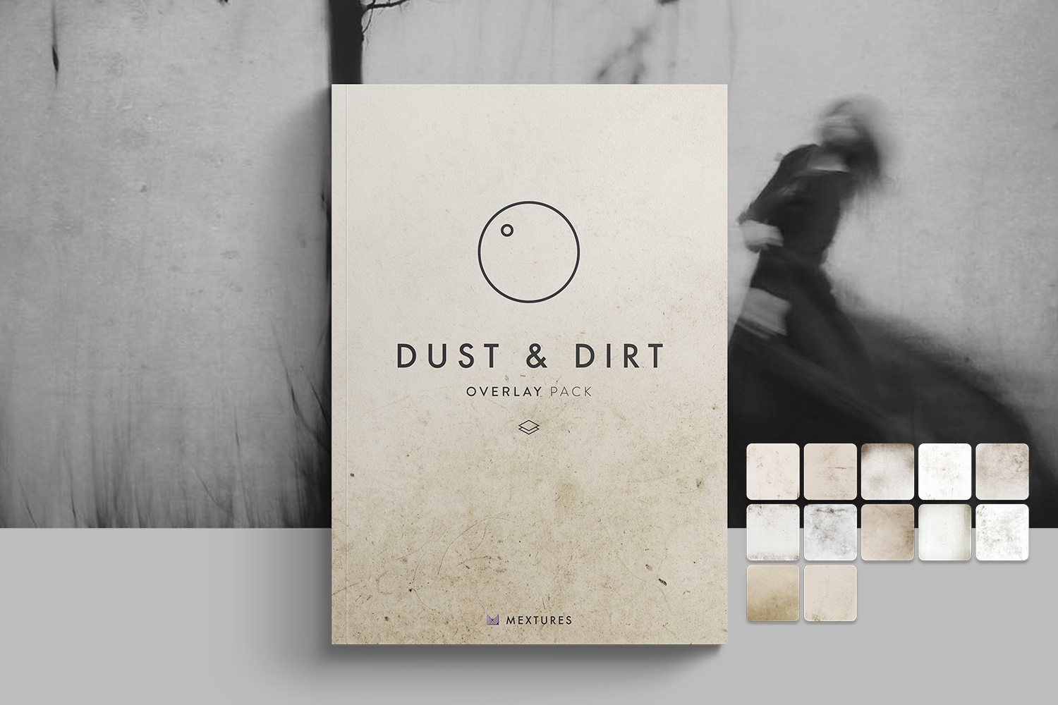 1298 12款划痕灰尘纹理背景PS叠加素材 Mextures – Dust & Dirt Texture Pack