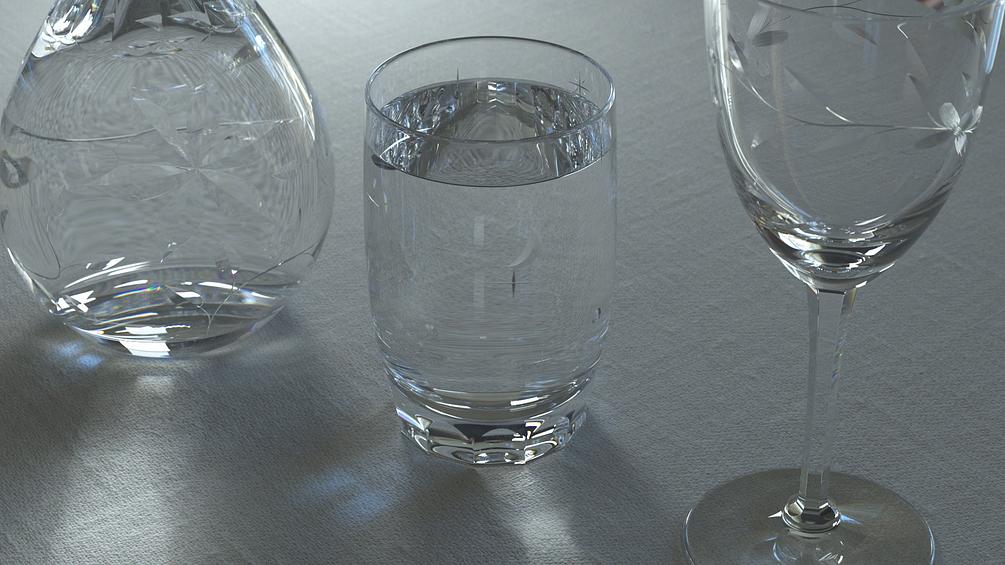 1319 玻璃杯玻璃瓶红酒杯透明杯3D模型素材 Gumroad – Glassware 3D