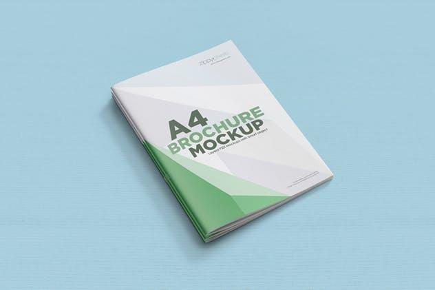 17 6款A4规格品牌杂志画册书籍PS样机模板 6 A4 brochure mockup