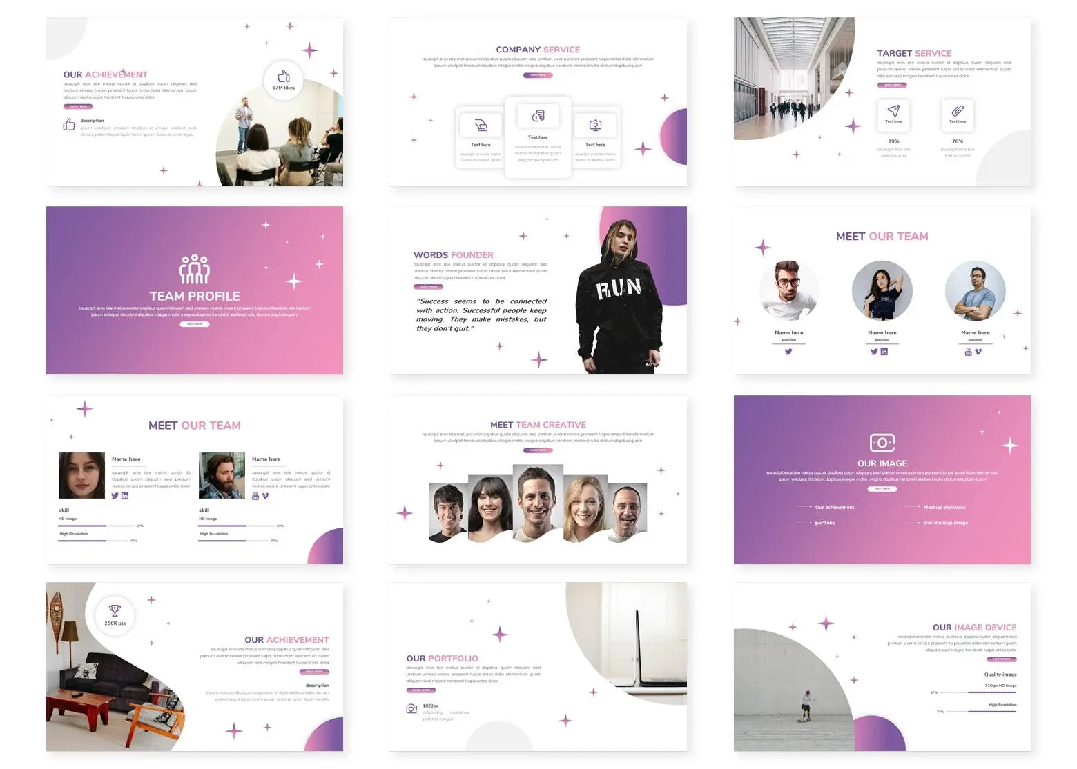 35 工作汇报PPT幻灯片模板 Couple – Business Powerpoint Template