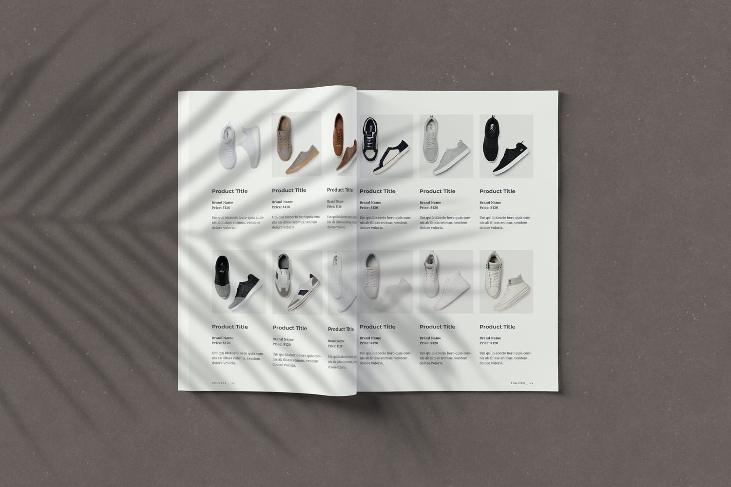 59 简洁杂志画册书籍宣传册设计展示PS样机（PSD）