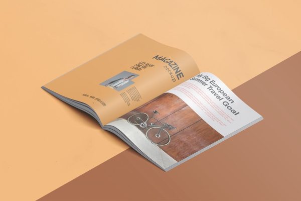 27 A4杂志画册软皮设计模型PS样机（PSD）