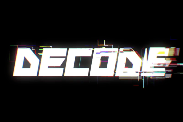 053 抽象故障毛刺LOGO演绎AE模板 Decode Glitch Opener