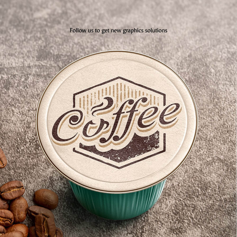 23 咖啡胶囊包装设计PS样机Coffee Capsule Mockup