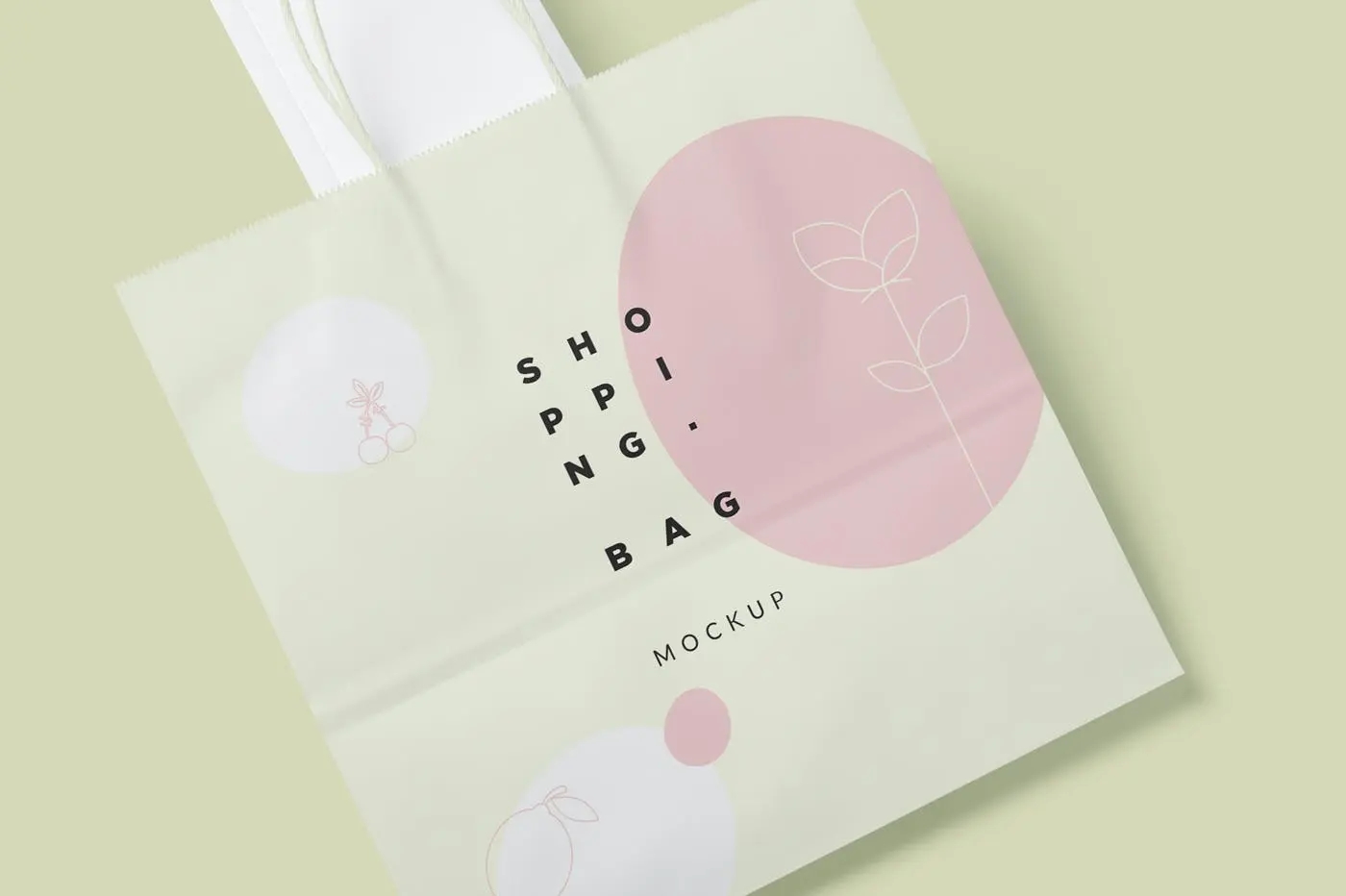 38 6个纸质购物袋外包装设计样机 6-paper-shopping-bag-mockups