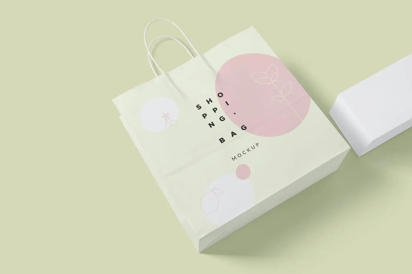 38 6个纸质购物袋外包装设计样机 6-paper-shopping-bag-mockups