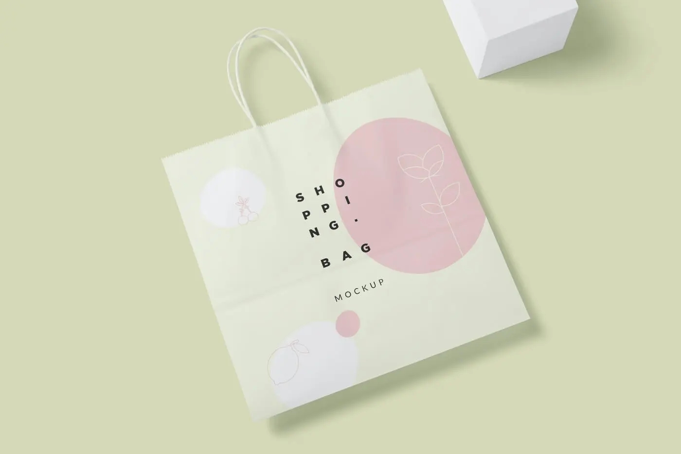 38 6个纸质购物袋外包装设计样机 6-paper-shopping-bag-mockups