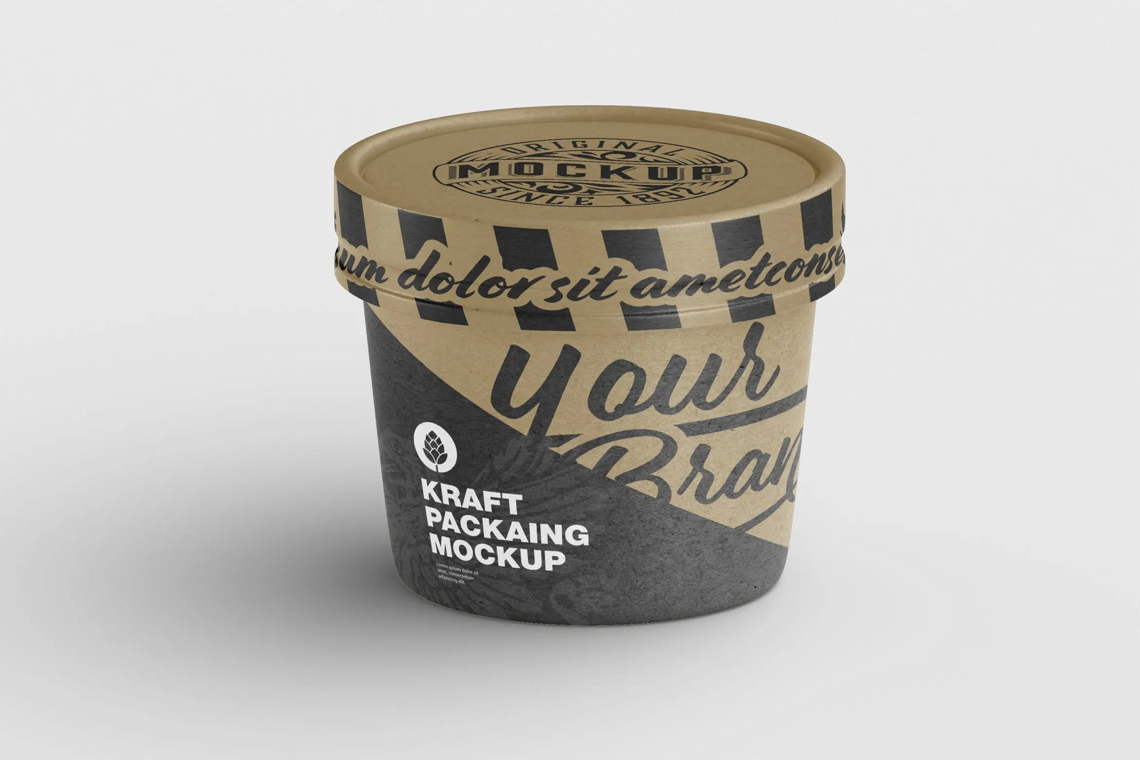 43 卡夫食品杯包装设计样机 Kraft Food Cup Mockup