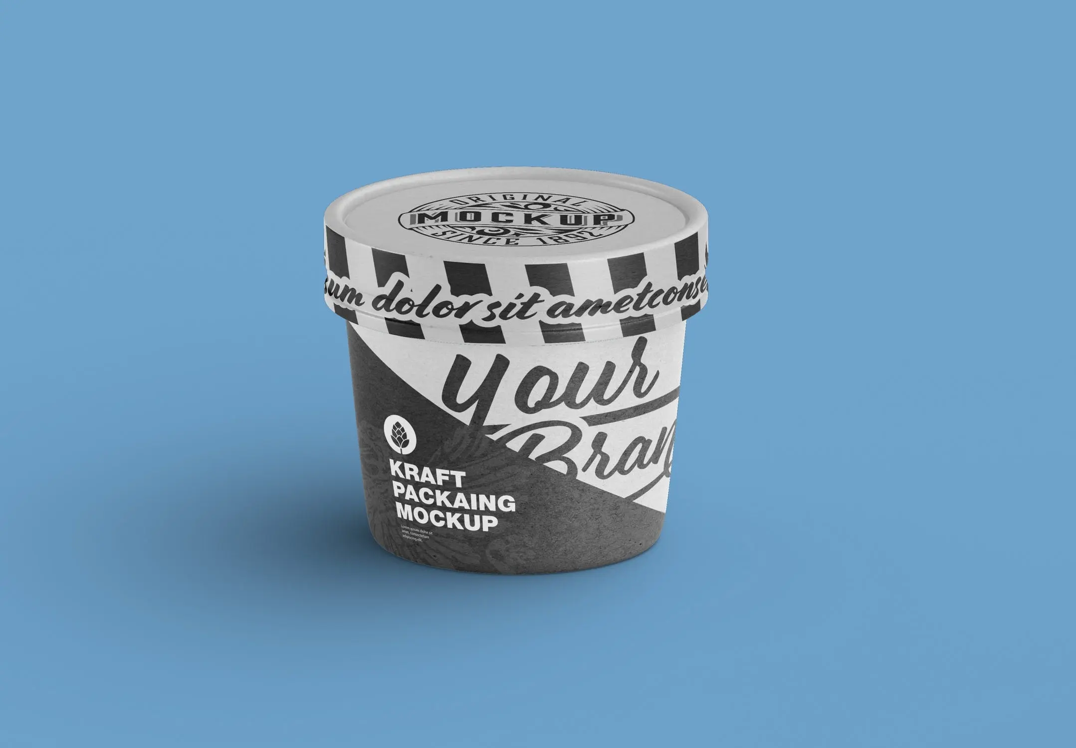 43 卡夫食品杯包装设计样机 Kraft Food Cup Mockup
