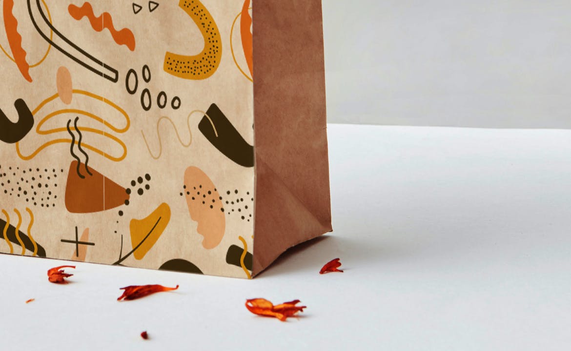 51 牛皮纸袋设计样机模板v8 Paper Bag Mockup Vol.08