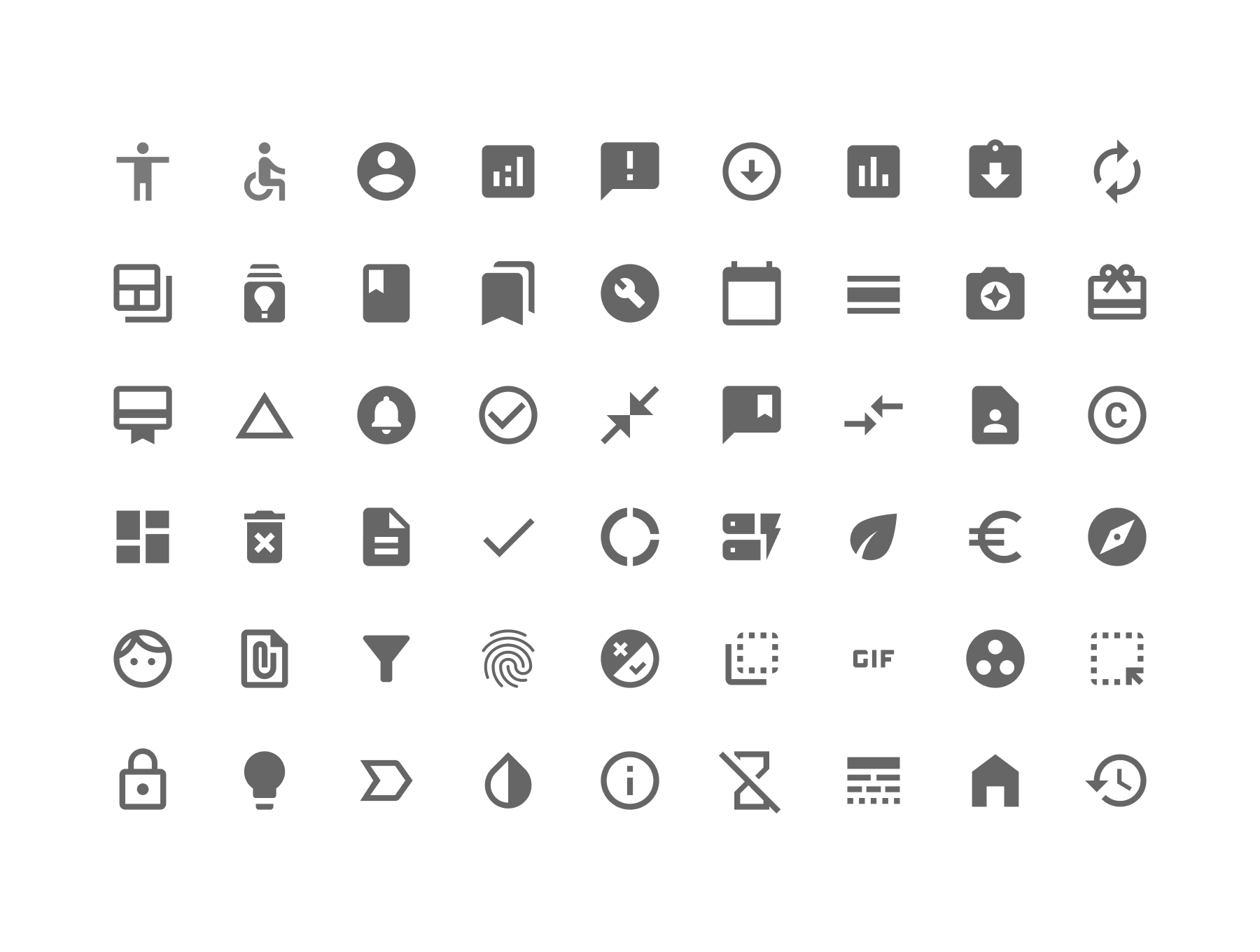 1538 7500多款Fig图标UI设计常用icon素材 +7500 Material Icons