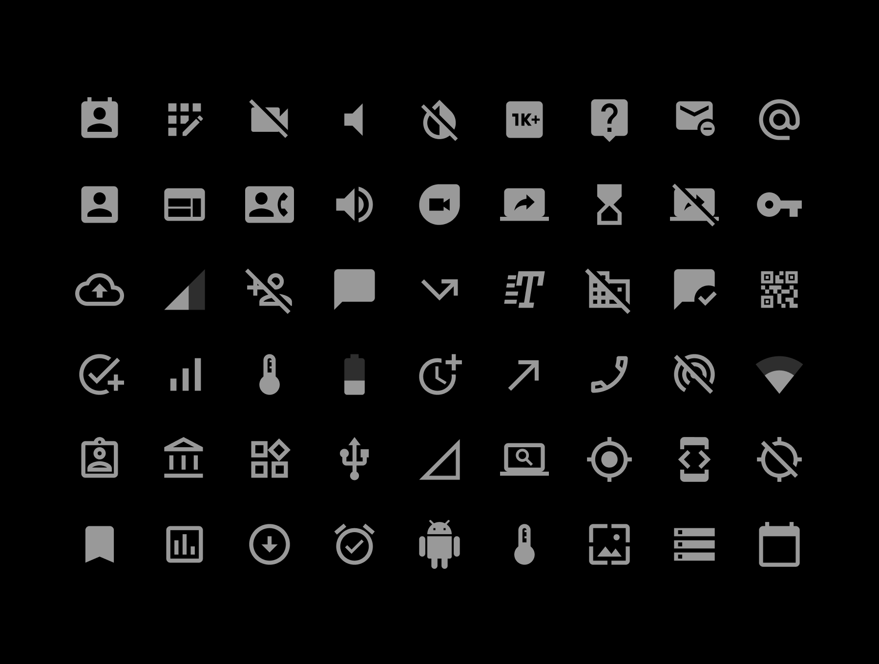 1538 7500多款Fig图标UI设计常用icon素材 +7500 Material Icons