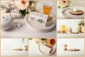 24 真实场景茶盒茶袋茶饮品牌包装设计样机 Teabox & Teabag Mockup  Real scenes