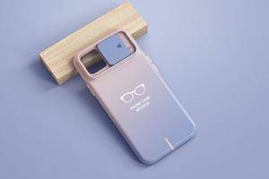 100 拉窗式手机保护壳外壳样机设计素材 Phone Case Mockup