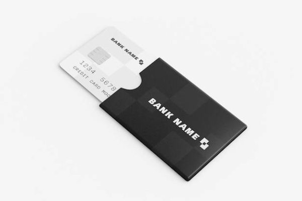 52 信用卡银行卡磁卡IC卡套品牌设计样机[psd]