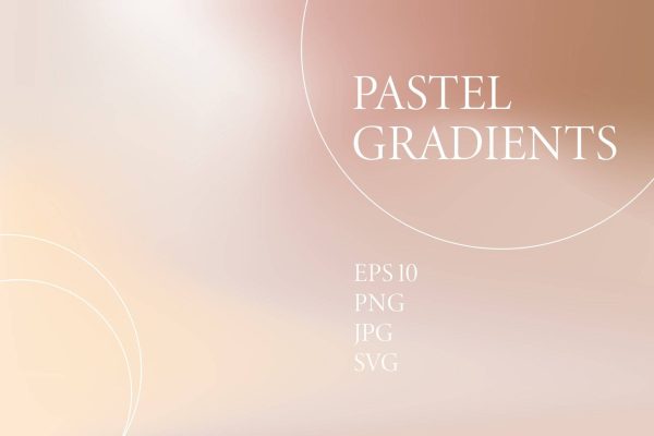 1909 30款蒙脓渐变清新背景素材 Pastel Gradients