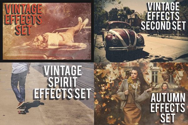 2085 35款照片复古处理效果合集Authentic Effects Bundle