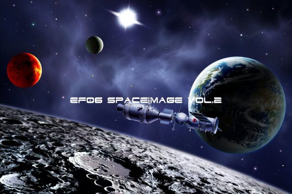 2305 90款宇宙太空星空空间站卫星高清渲染背景素材 EF06 Spaceimage Vol