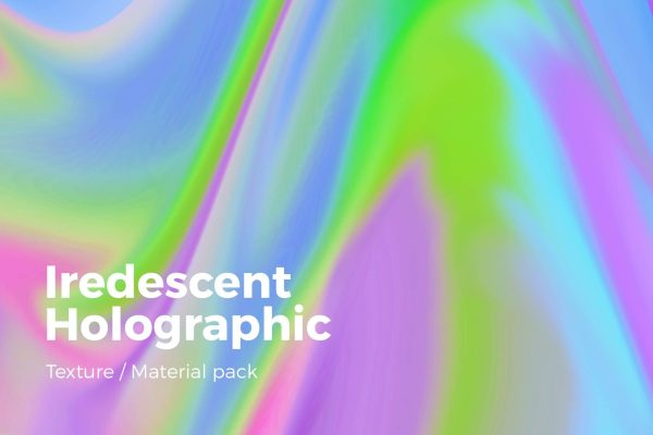 2804 10款高清虹彩全息炫彩背景纹理素材 Iridescent Holographic Texture v1-GOOODME果觅网