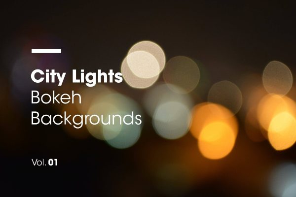 3023 12款高清城市夜景光影光晕光斑背景叠加素材 City Lights Bokeh Backgrounds Vol