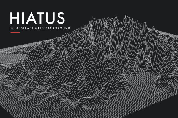 3054 50款高清抽象蒸汽波赛博朋克山脉网格山峰纹理底纹海报背景素材 50 Abstract grid background