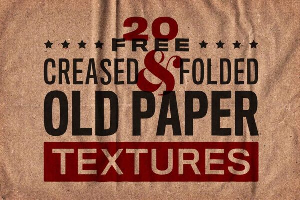 3147 20款可商用折痕褶皱污渍的旧纸张纹理背景素材 Old Paper Textures