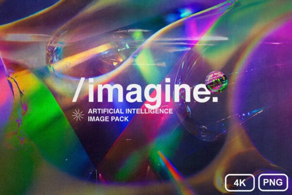 3485 103款4K高清艺术抽象未来梦幻科幻液体水晶玻璃海报背景图片素材 Imagine Abstract image Pack