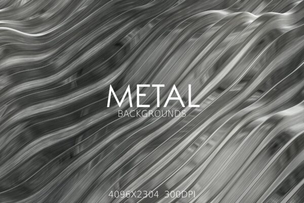 3700 7款高清金属背景地形山脉梯田效果素材 Metal Backgrounds
