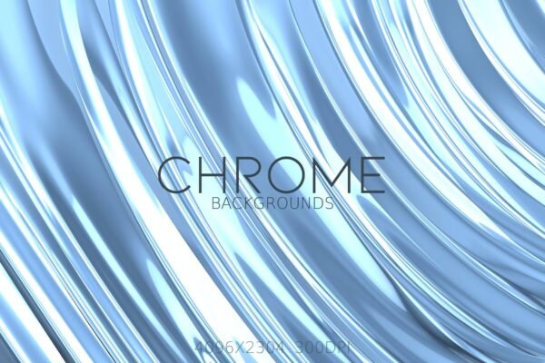 3710 7款高清全息银色金属背景素材 Chrome Backgrounds