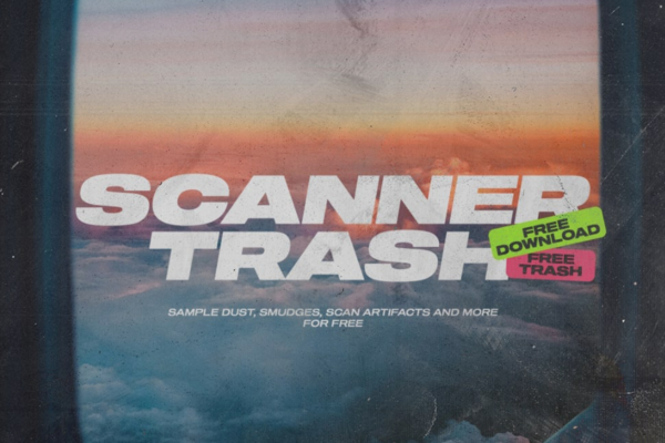 3980 5款灰层噪点图像叠加素材 Scanner Trash Mini@GOOODME.COM