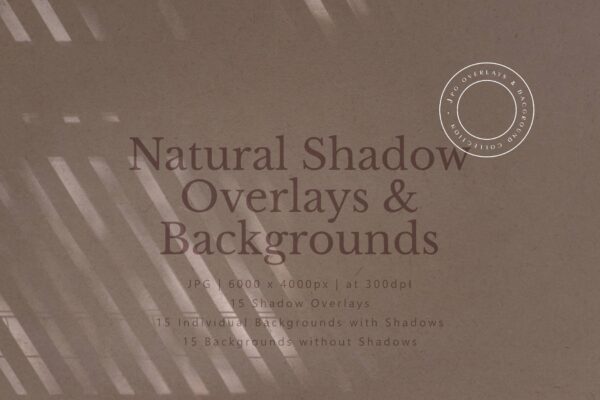 3986 真实文艺自然阳光窗格植物光晕阴影光影背景底纹投影图片设计素材 Natural-Shadow-Overlays-Background@GOOODME.COM