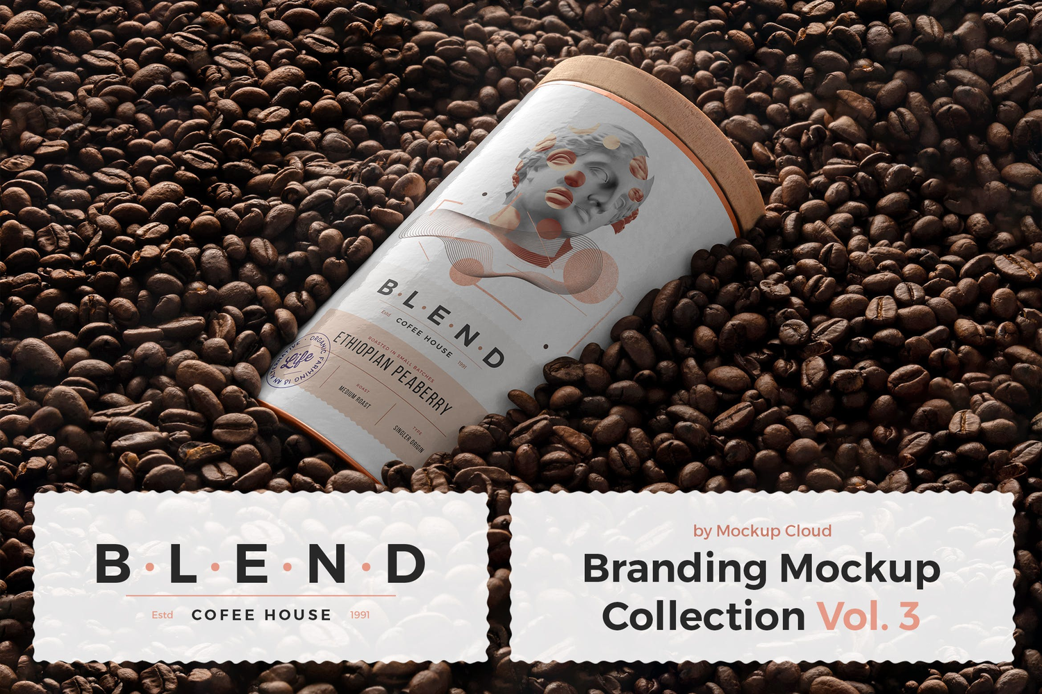 4735 10款咖啡品牌包装VI设计提案PSD样机合集 Blend – Coffeehouse Branding Mockup Vol. 3@GOOODME.COM