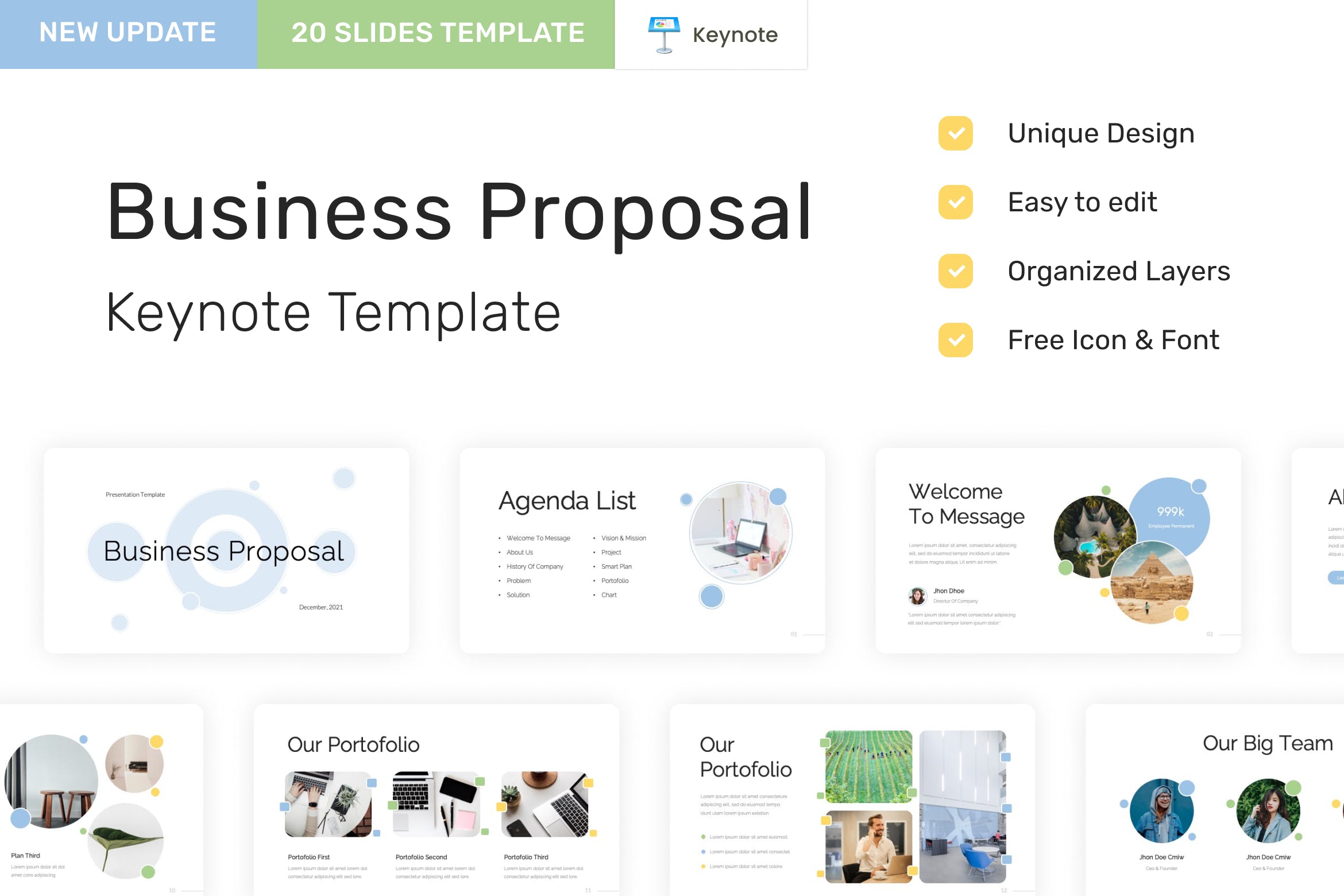 4675 清新行业数据统计调研报告报表主题Keynote模版 Business Proposal Presentation Template@GOOODME.COM