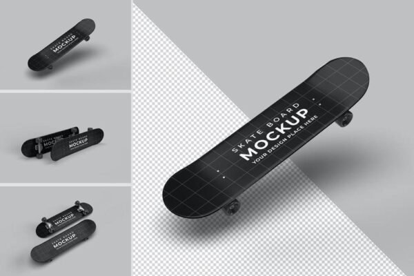 5058 3款滑板车运动器械设计PS样机 Skateboard Mockup@GOOODME.COM